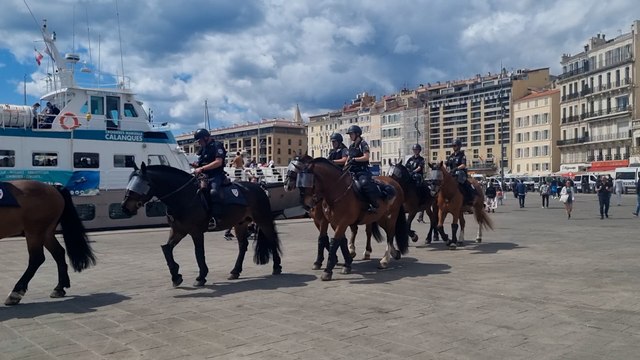 OM-Fey. Dispositif policier important sur le Vieux-Port