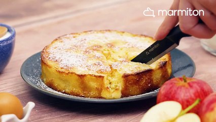 Voilà le fameux gâteau aux pommes aussi moelleux que bon !