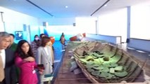 El ministro de Cultura, Miquel Iceta, este jueves, visitando las impresionantes instalaciones del Museo Nacional de Arqueología Subacuática (Arqua) de Cartagena.
