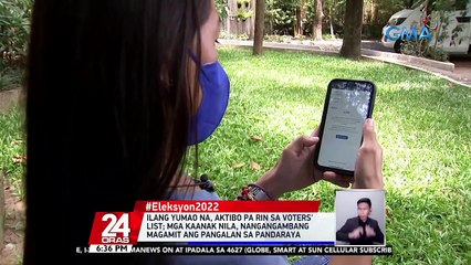 Ilang yumao na, aktibo pa rin sa voters' list; mga kaanak nila, nangangambang magamit ang pangalan sa pandaraya | 24 Oras