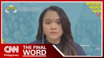 Helping Filipino Youth Build their future | The Final Word