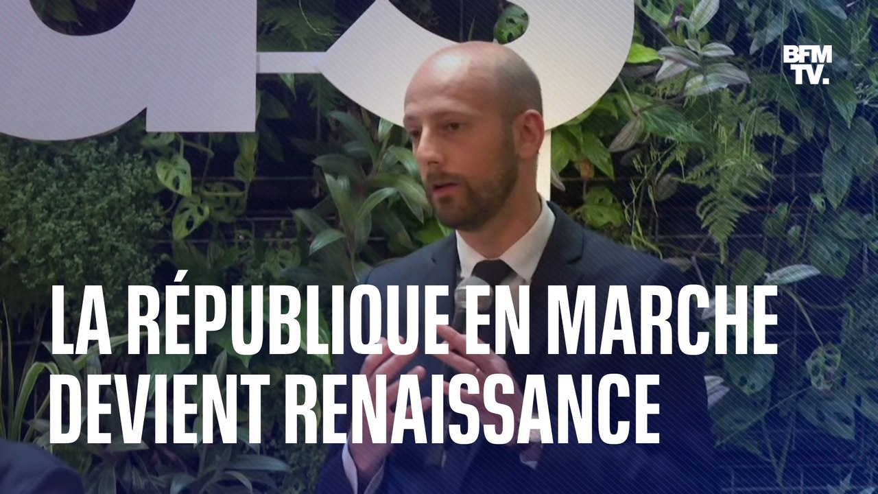 le parti présidentiel LREM change de nom et devient "Renaissance" annonce Stanislas Guerini