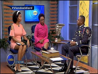 #ElDíaRD: Entrevista al General Jose Luis Frometa Herasme, Intendente del Cuerpo de Bomberos del Distrito. Sobre incendio en Canal  de TV.