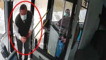 Şoför otobüste aniden fren yapıp, aşağı indi! Türk bayrağının yerden kaldırıldığını anlayan yolcuların göğsü kabardı