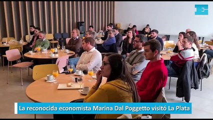 La reconocida economista Marina Dal Poggetto visitó La Plata