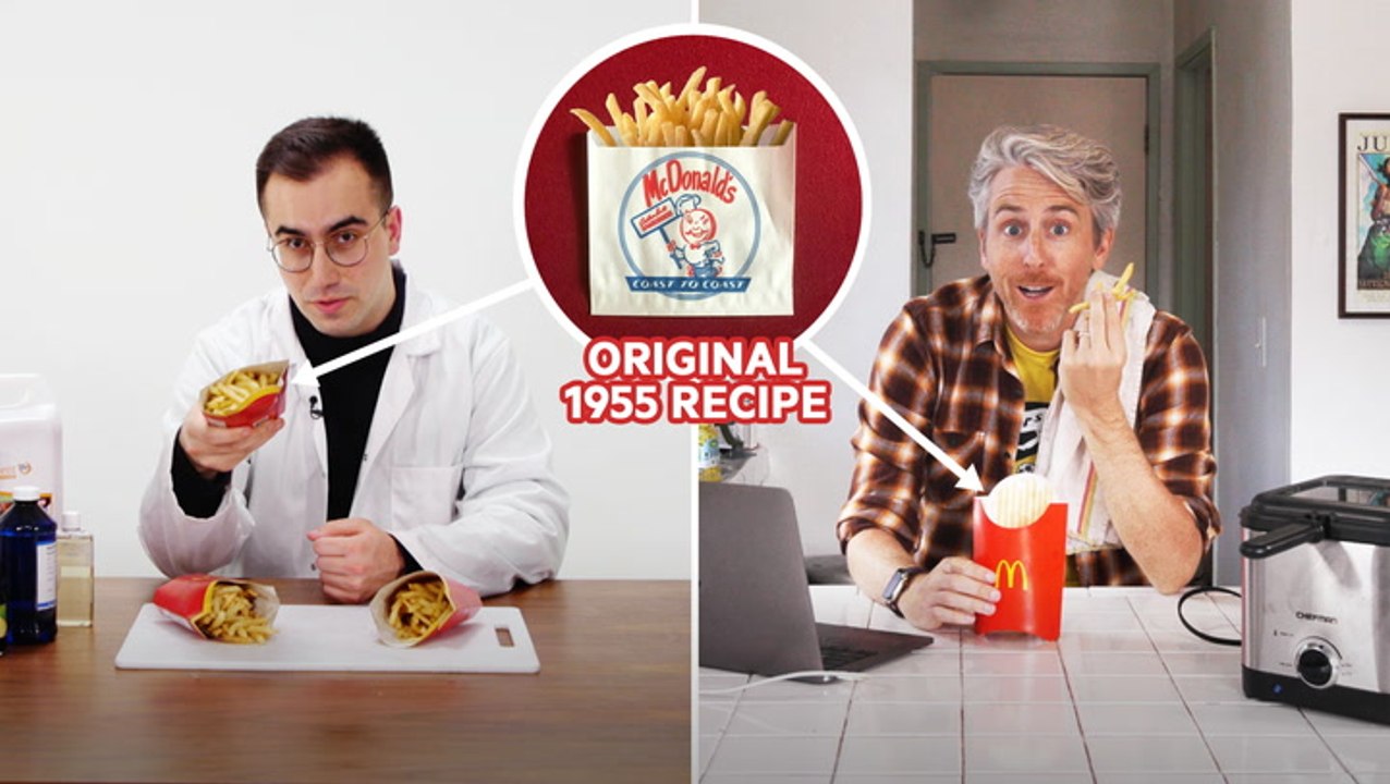 We made Mcdonald's original 1955 fries and compared them to modern Mcdonald's fries