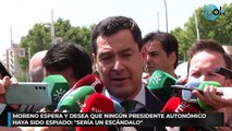 Moreno espera y desea que ningún presidente autonómico haya sido espiad:  «Sería un escándalo»