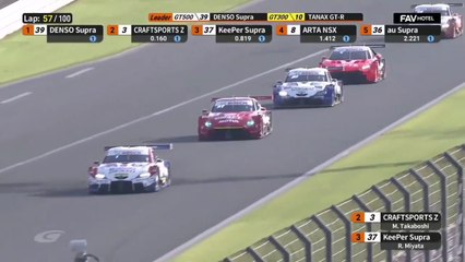 Super GT 2022 Fuji Race Sekiguchi Takaboshi Miyata Amazing Battle Lead