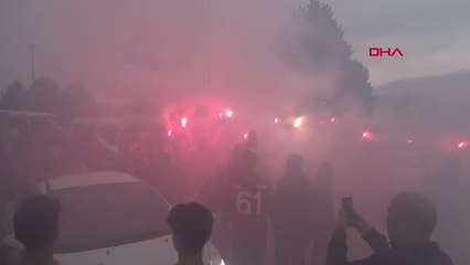 SPOR Trabzonspor kafilesi Hatay'da