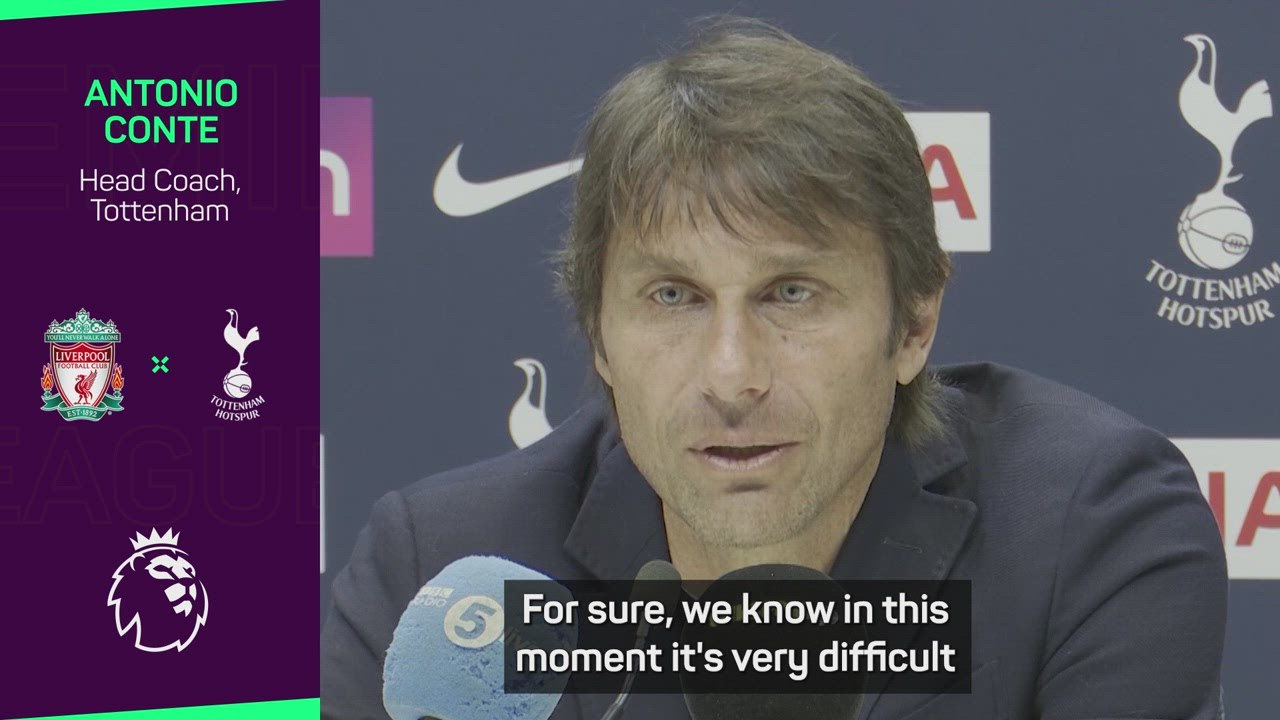 Conte wants Spurs to be fearless against Liverpool