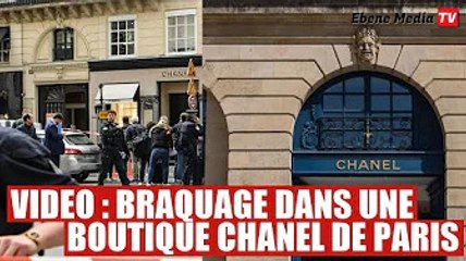 Braquage dans une boutique Chanel, place Vendôme à Paris