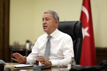 Milli Savunma Bakanı Akar, Liberya Savunma Bakanı Ziankahn ile bir araya geldi