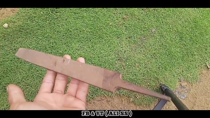 Membuat Golok Sembelih Dari Kikir Bekas..