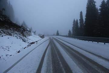 Ilgaz Dağı'nda mayıs ayında kar sürprizi