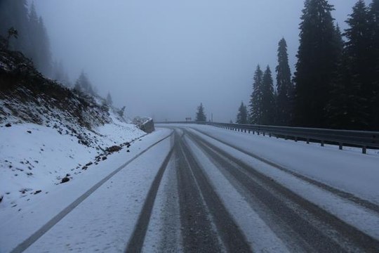 Ilgaz Dağı'nda mayıs ayında kar sürprizi