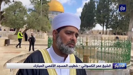 إصابات خلال تصدي المرابطين لاقتحامات جديدة للمسجد الأقصى