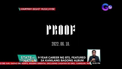 9-year career ng BTS, featured sa kanilang bagong album | SONA