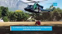 De La Plata y hacia todo el país: el combate aéreo en incendios forestales desde adentro