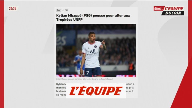 Mbappé (PSG) assistera aux trophées UNFP - Foot - Trophées UNFP