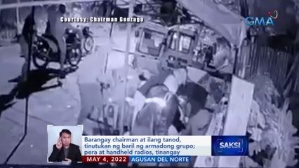 Barangay chairman at ilang tanod, tinutukan ng baril ng armadong grupo | Saksi