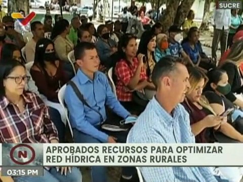 Gobierno de Sucre aprobó recursos para optimizar la red hídrica del Municipio Andrés Mata