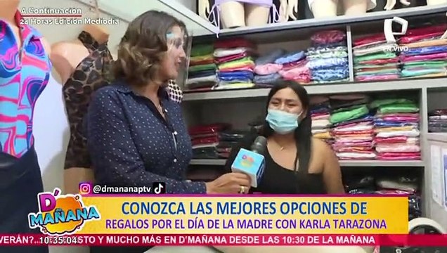 Día de la Madre: conozca junto a Karla Tarazona las mejores opciones de regalos en Gamarra