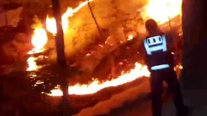 서울 신림동 공원에서 불...20분 만에 꺼져 / YTN