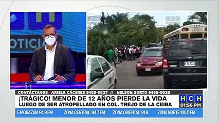 ¡Atropellado muere joven en desvío al CURLA, La Ceiba!