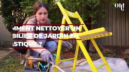 comment nettoyer son mobilier de jardin en plastique ?