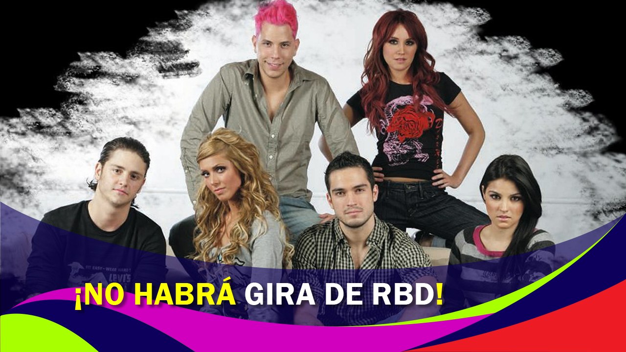 Anahí descarta gira de reencuentro de RBD