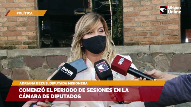 Comenzó el periodo de sesiones en la cámara de diputados