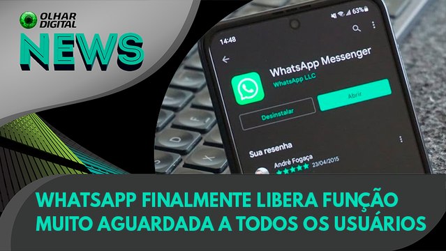 Ao Vivo | WhatsApp finalmente libera função muito aguardada a todos os usuários | 05/05/2022 | #OlharDigital