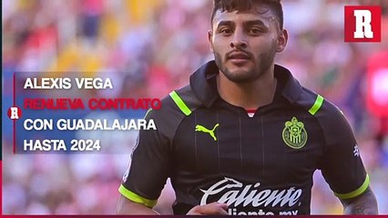 Alexis Vega renueva contrato con Guadalajara hasta 2024