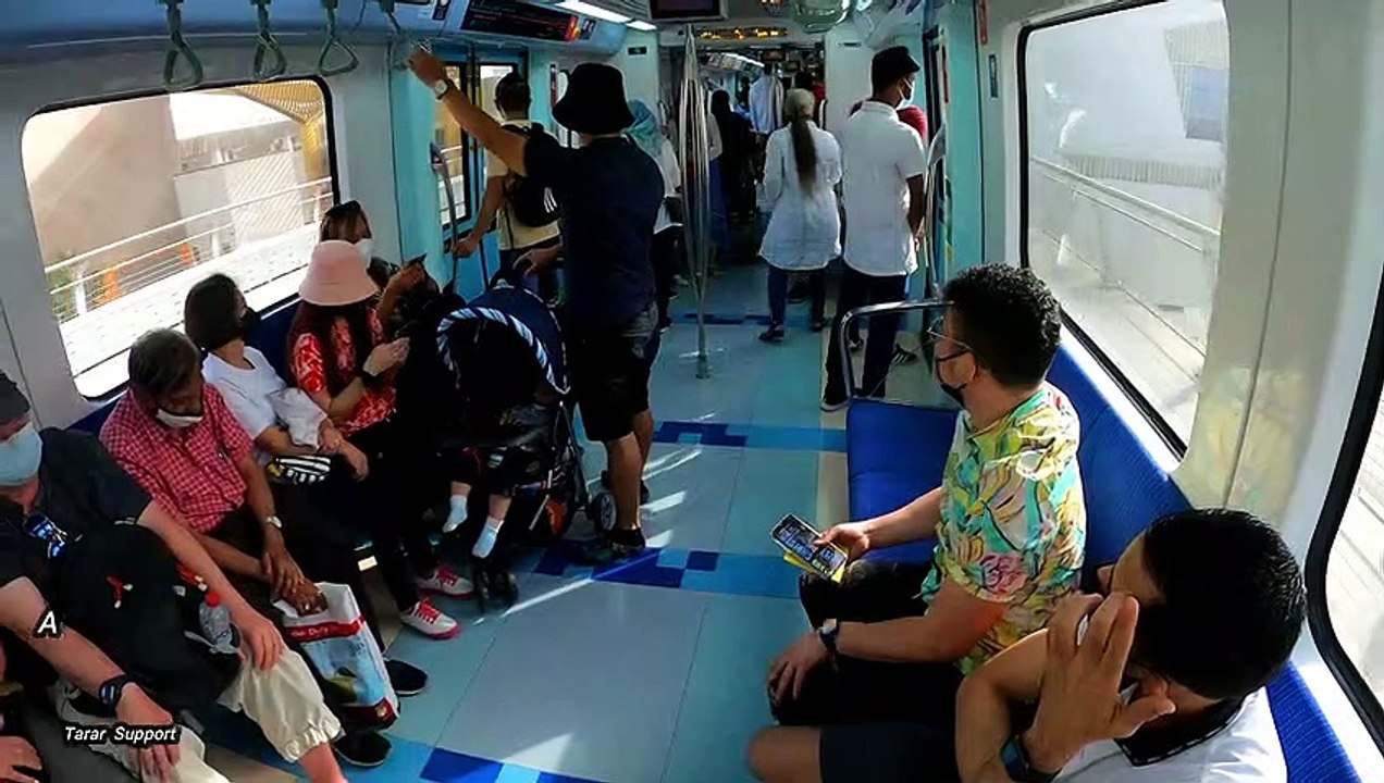 Dubai City Tour By Metro Red Line Journey 2022