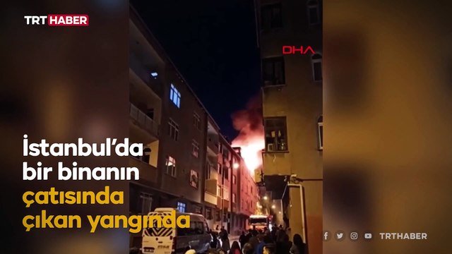 Bağcılar'da yangın sonrası patlama meydana geldi