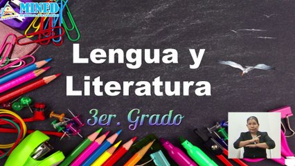 Lengua y Literatura de 3er Grado (7 y 8 de Mayo)