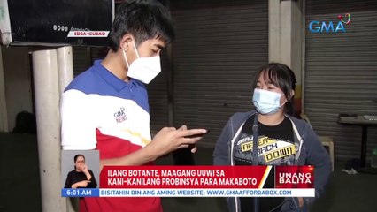 Ilang botante, maagang uuwi sa kani-kanilang probinsya para makaboto | UB