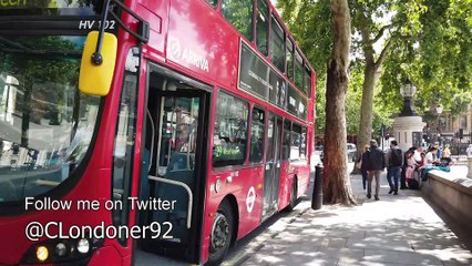 London Buses at Trafalgar Square and Charing Cross - August 2021
