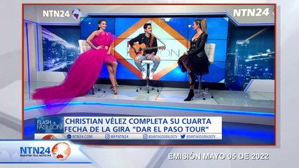 Christian Vélez animando a nuevos artistas a través de su música