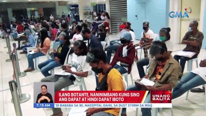 Ilang botante, naninimbang kung sino ang dapat at hindi dapat iboto | UB