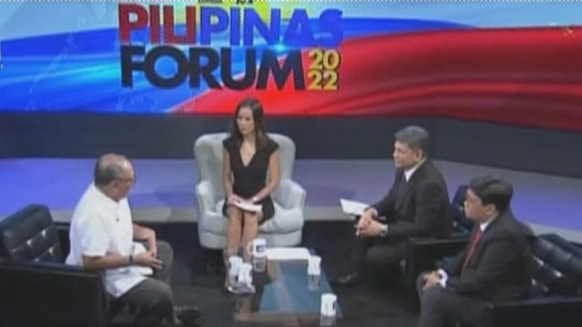 PiliPinas Forum 2022: Presidential candidate Ernesto Abella