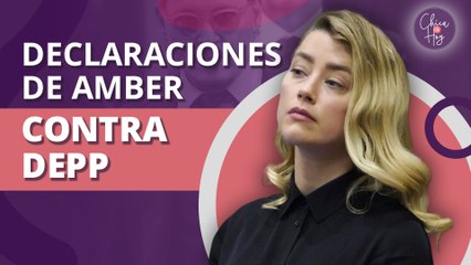 5 impactantes declaraciones de AMBER HEARD sobre JOHNNY DEPP