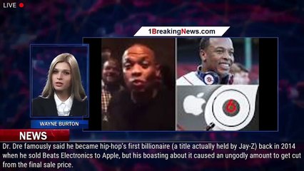 Dr. Dre's Billionaire Boasts Cost Him $200 Million When He Sold Beats To Apple - 1BREAKINGNEWS.COM