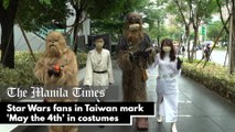 Star Wars fans in Taiwan mark 'May the 4th' in costumes