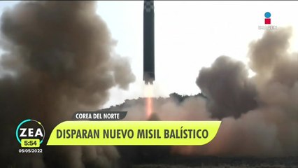 Corea del Norte lanza nuevo misil balístico