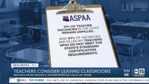 Teachers say pay is to blame for Arizona teacher exodus