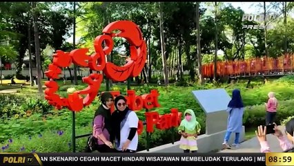 LIVE Report Ratu Dianti Tebet Eco Park  Ramai Pengunjung Saat Libur Hari Raya