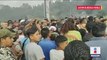 Pobladores de Río Frío bloquean carretera México-Puebla por secuestro de un niño