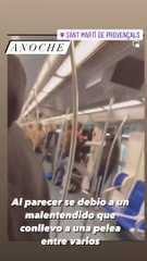 Pelea en el Metro de Barcelona
