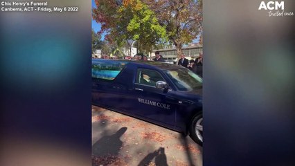 Chic Henry's funeral in Canberra on Friday | May 6 2022 | Canberra Times